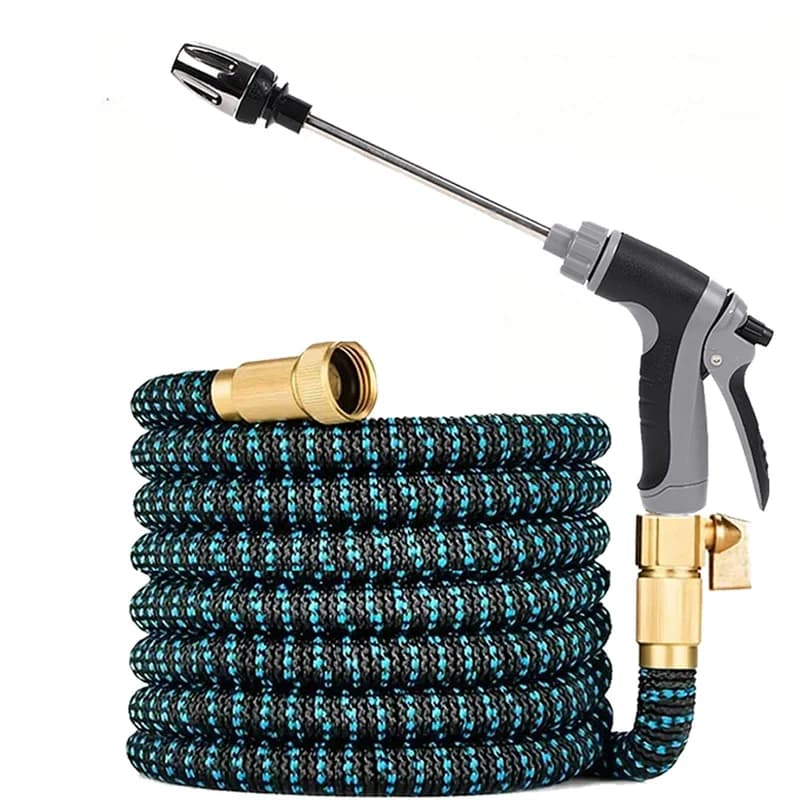 Expandable Magic Hose, High-Pressure Car Wash, Long Pole Spraying Functions, Water Gun, Home Garden Watering Hose Garden Hose