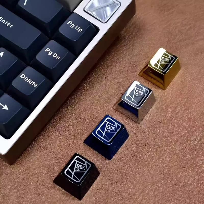 Copritasti in metallo minimalista personalizzati Chiave ESC singola in alluminio personalizzata Profilo Cherry CNC R4 per copritasti tastiera meccanica