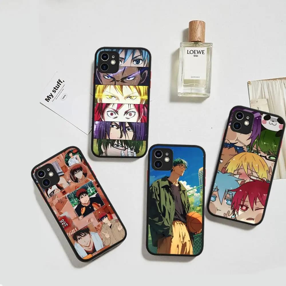 Kuroko Basketball Anime Phone Case For IPhone 13 12 X XS MAX Pro Max 16 15 11 14 Pro Max Shockproof Matte Cover