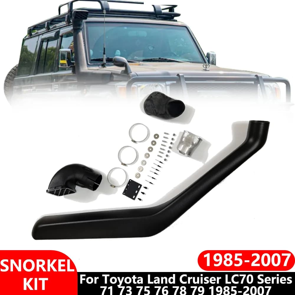 Kit Snorkel per Presa d'Aria Fuoristrada per Toyota Land Cruiser Serie LC70 71 73 75 76 78 79 1985-2007, Accessori 4X4