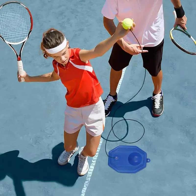 Allenatore professionale per palline da allenamento per tennis - Strumento primario per esercizi di rimbalzo per autoapprendimento per esercizi indoor per la pratica del tennis