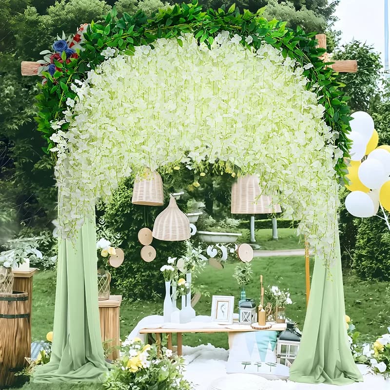 Artificial flower simulation screw decoration winding flower ceiling string plant cover air conditioning pipe