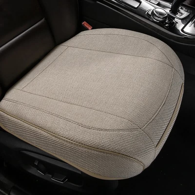 All Season Universal Linen Car Seat Full Cover Breathable Comfortable Flax Sedan SUV Seat Cushion Car Seat Full Cover Protection