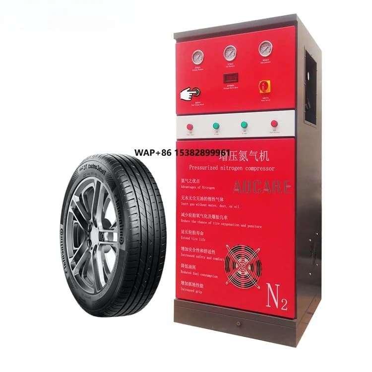 Generatore di Azoto Completamente Automatico con Macchina Gonfiagomme per Auto con Azoto Puro al 99%