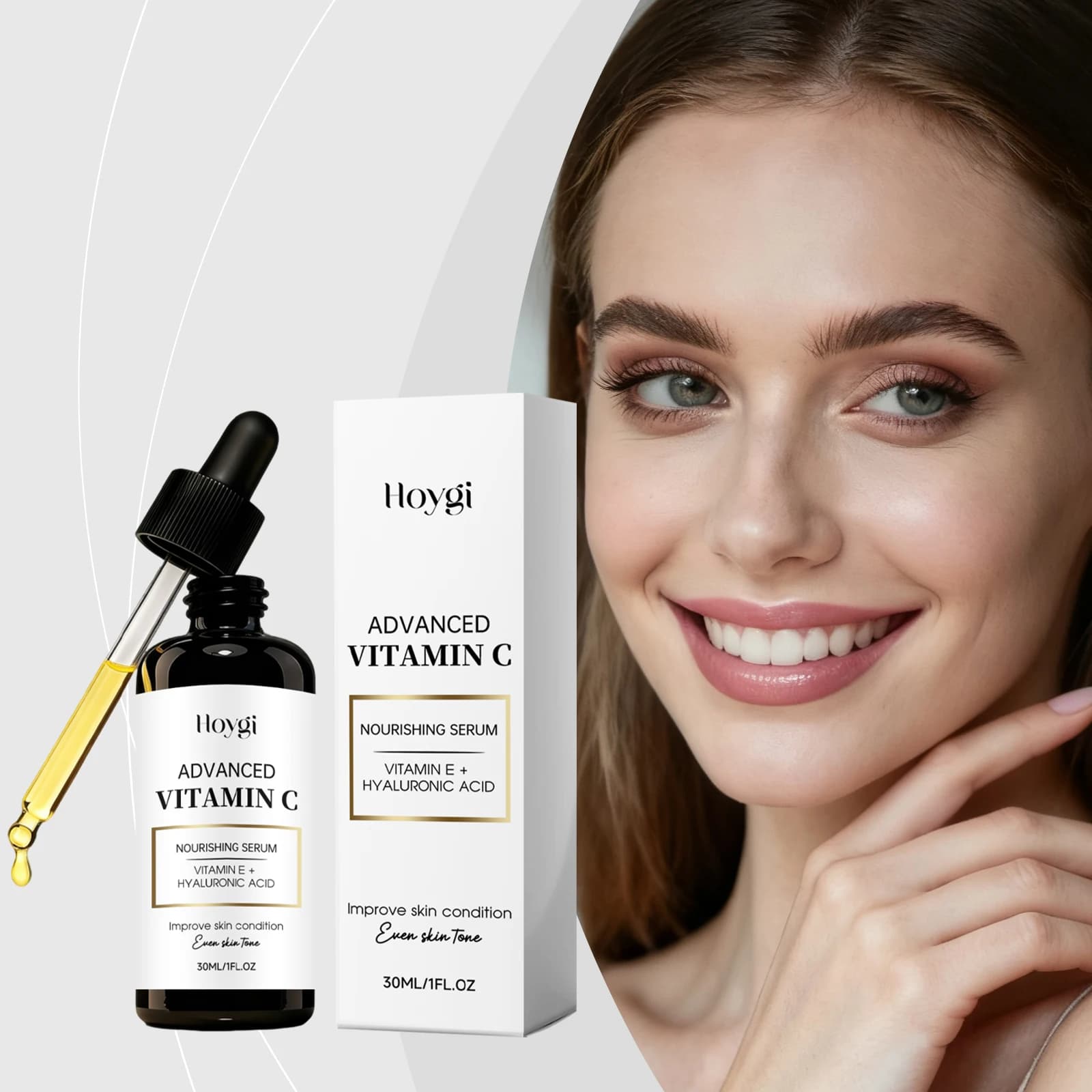 Vitamin C Essence for Face - Gentle Hydration Skin Smoothness Luminous Delicate Skin Beauty Elixir for Daily Care