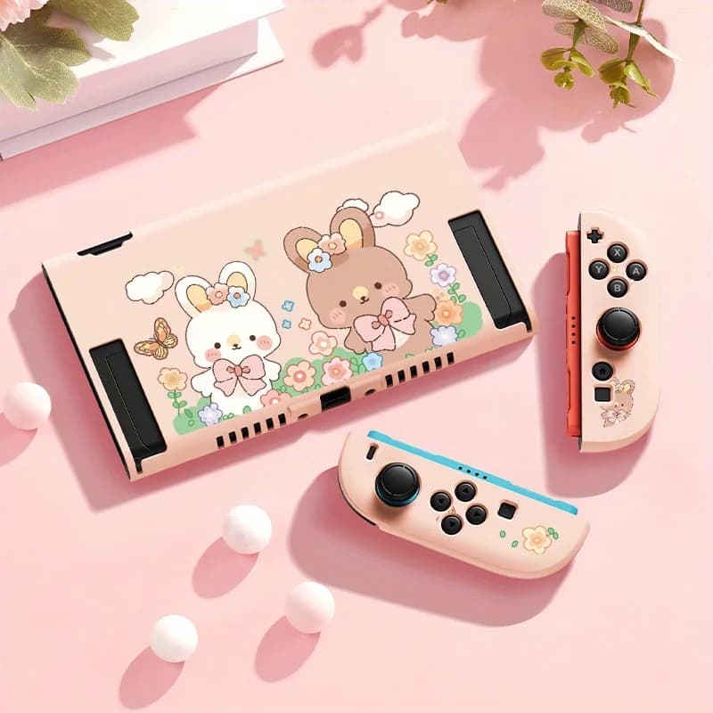 Custodia protettiva compatibile con Switch 2 - Guscio dockingabile con protezione completa del corpo e copertura Joycon, guscio NS2 per Switch 2025