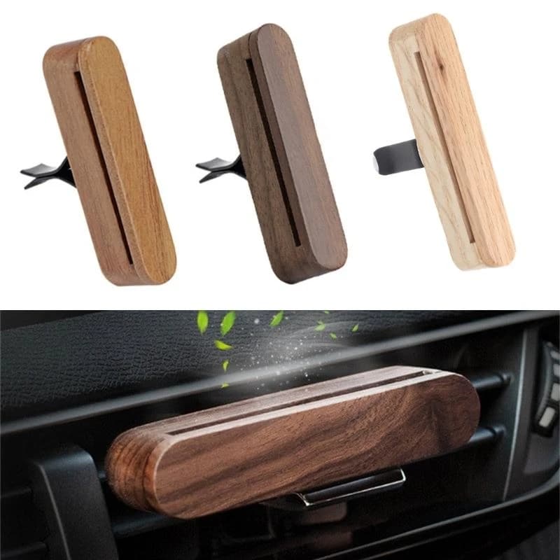 Deodorant wood for cars with long-lasting natural fragrance clip for vehicles d7ya