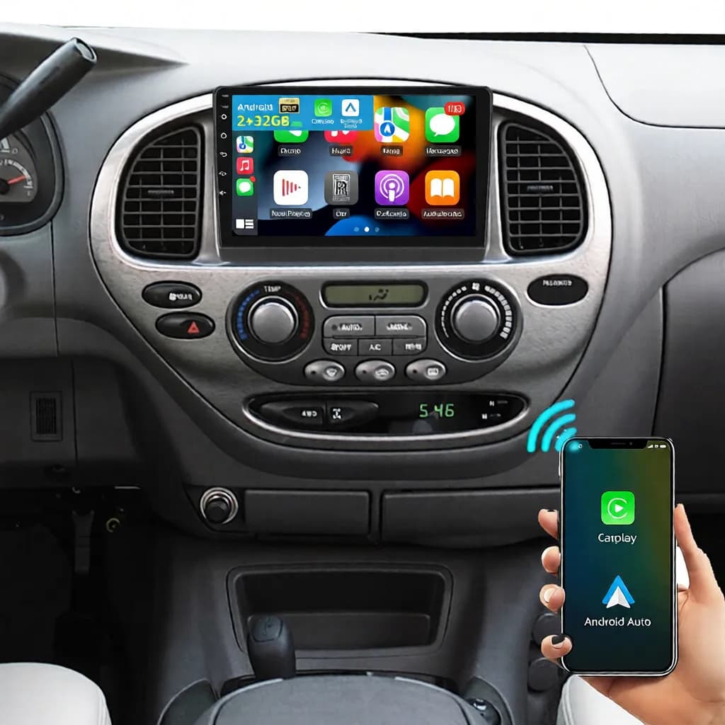 Adatto per Toyota Modello generale Corolla dual-touch da 7 pollici Android 15 Navigazione per auto adatta per Lexus ES300 2002-2003 con Carplay