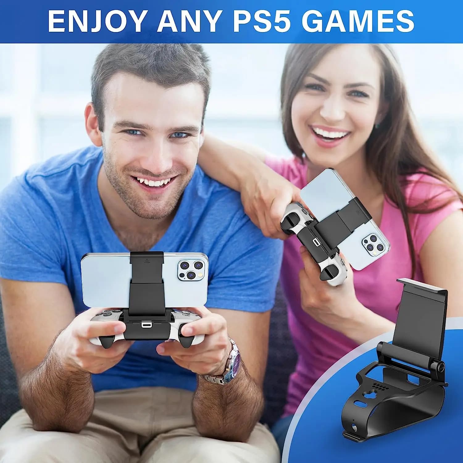 Supporto per telefono controller PS5 per iPhone Android