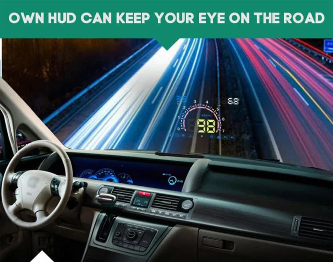 Display HUD OBD2 per Chrysler 200 300 300C Delta Crossfire Ypsilon, Proiettore su Parabrezza con Tachimetro