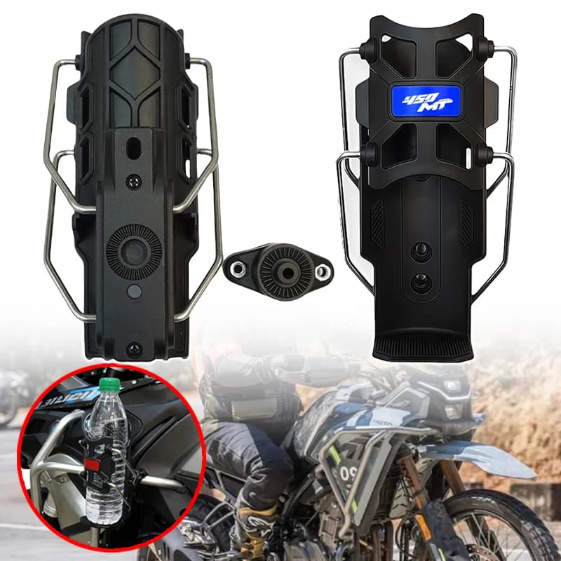 Misura Per CFMOTO CF 450 MT MT450 2023 2024 2025 Accessori Universale Moto Bici Staffa di Tazza di Acqua Pieghevole Porta Bottiglia