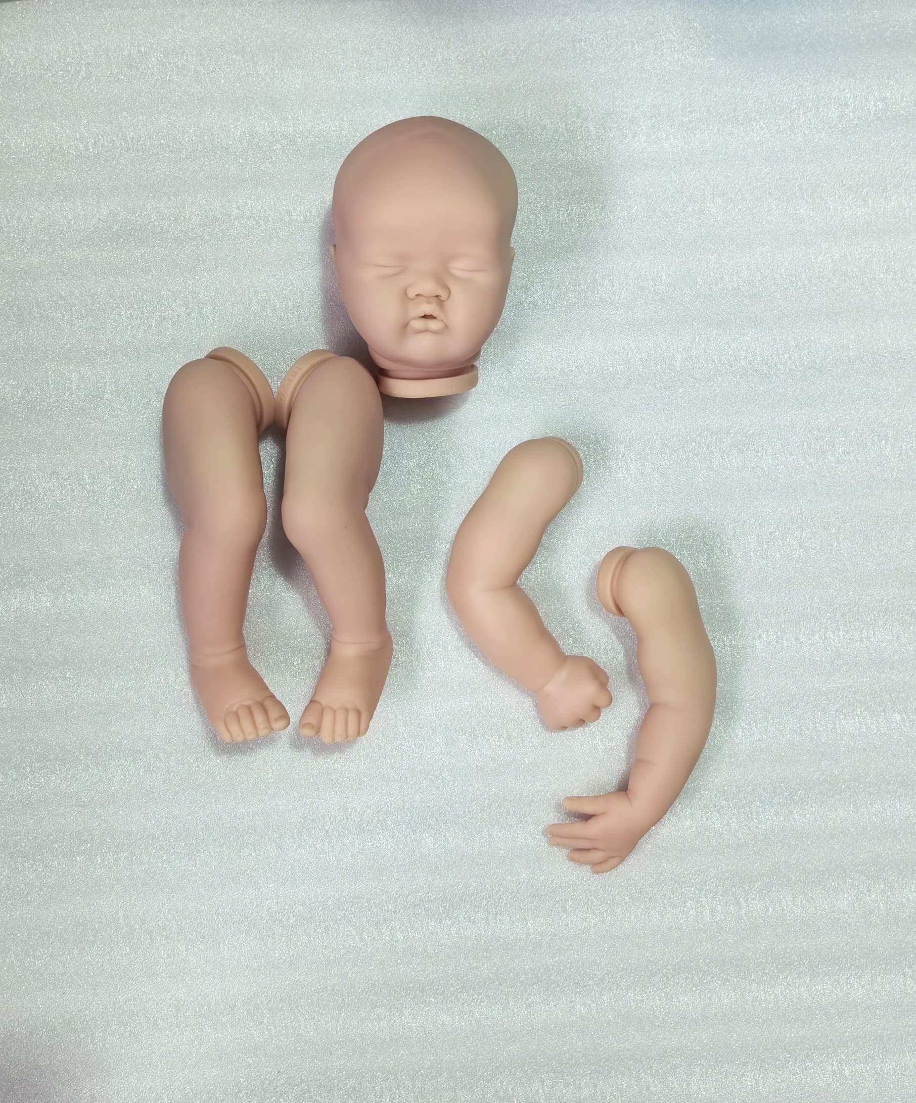 NPK 20inch Reborn Doll Kit ASHIA Cute Sleeping Baby Lifelike Soft Touch