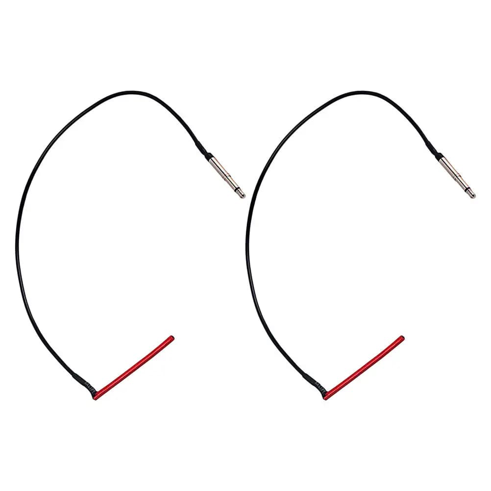 2 Pezzi Pickup Piezoelettrico Specifico per Ukulele con Testa Rossa e Jack da 2,5mm per Chitarra Acustica e Ukulele, Trasduttore per un Suono Naturale e Nitido