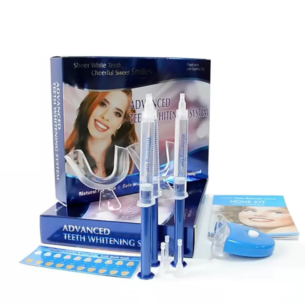 1 Set Teeth whitening Laboratory materials clean Siringa gel Oral hygienic Care Gel Siringa 35% 44% Peroxide uretha 3ml Candle