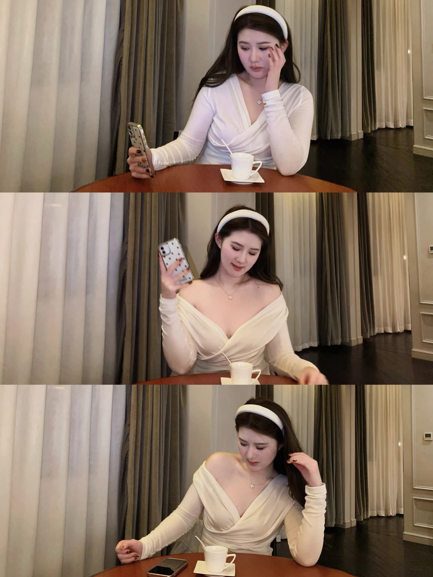 Maglietta a maniche lunghe ChubbyGirl, delicata sulla pelle, indossabile in 3 modi, che nasconde le imperfezioni, sottile, per donne curvy.