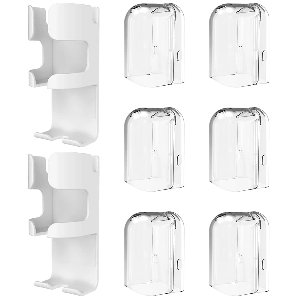 Dustproof protective caps for head and electric toothbrush holder, compatible with Philips Sonicare electric toothbrush