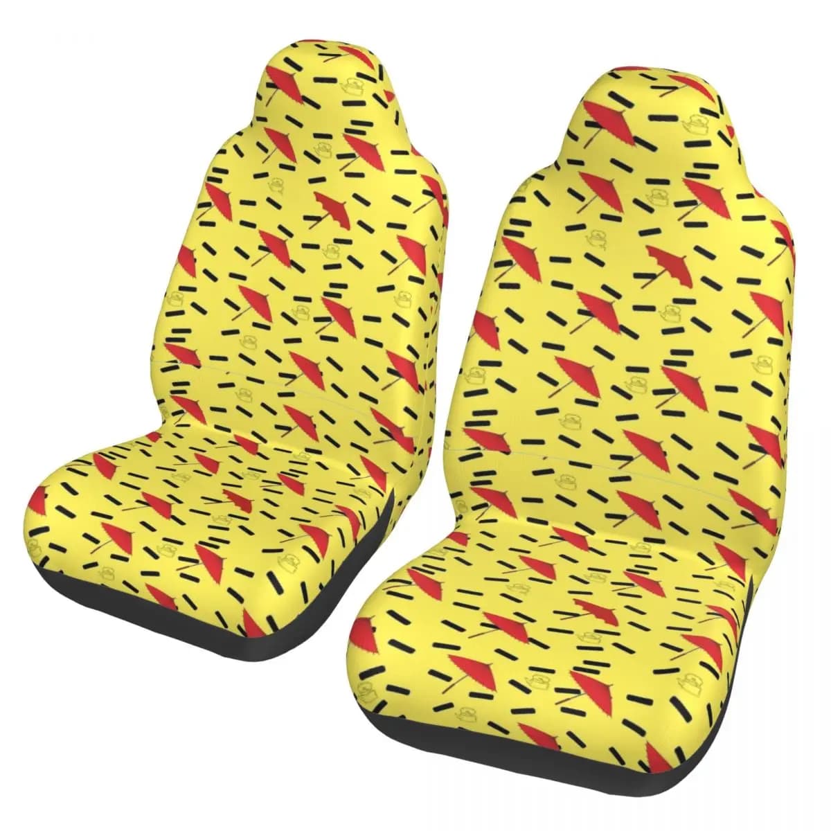 Universal Car Seat Covers with Motive Inspired by Ryoga Hibiki, for All Seasons, for SUV, P-Chan Ranmas Anime Manga, Fiber Seat Covers for Hunting