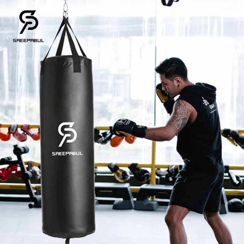 40/46 Professional Boxing Sack for Fitness Training with Hook, for Adults, Gym, Exercise, Dry Bag Boxing