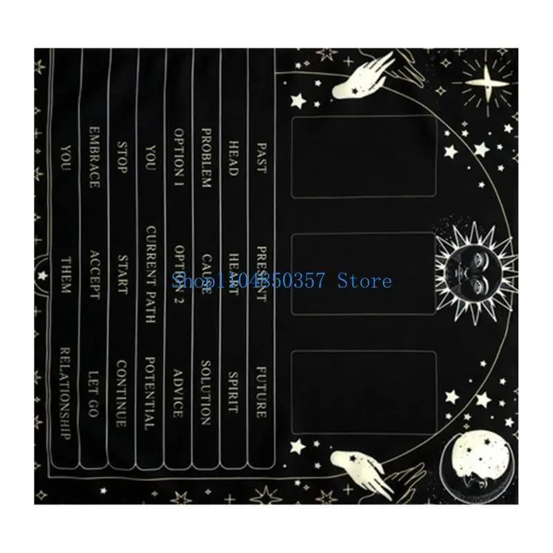 5asd Carta Lettura Astrologia Tovaglia Tarocchi Divinazioni Tovaglia Altari Panno Divinazioni Accessori per Giochi da Tavolo