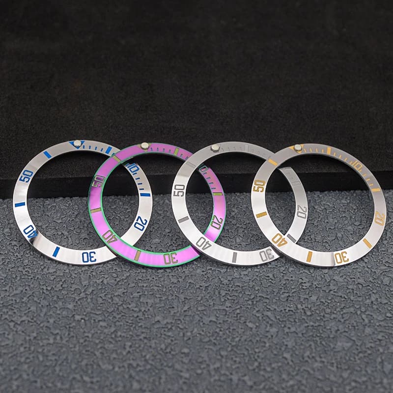 SKX Insert Ring 38*30.5mm Sloped aluminium bezel insert suitable for SKX007 SKX011 5 srpd Men Watch Case Mod parts