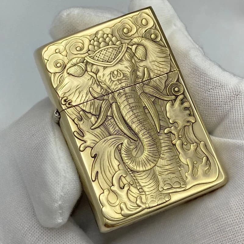 Accendino a cherosene ZORRO in rame con rilievo 3D, regalo personalizzato creativo autentico di lusso per uomo, ideale per esterni, ad alto rapporto di riscontro