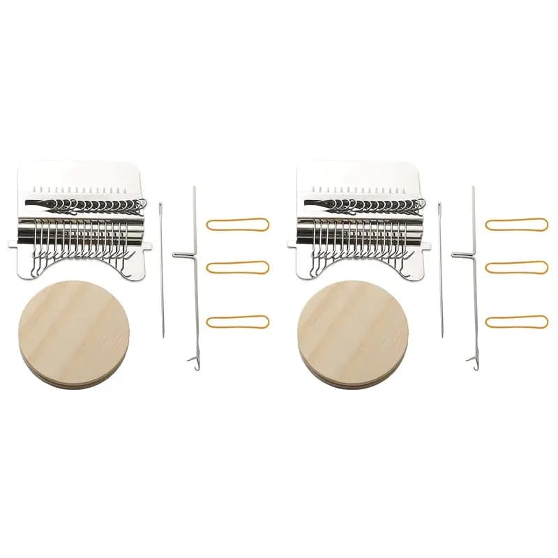 Limited Stock-FF 2X Loom Speedweve Type Weave Tool,Darning Loom Quickly Mini Mending Convenient Darning Loom DIY Weaving Arts 14