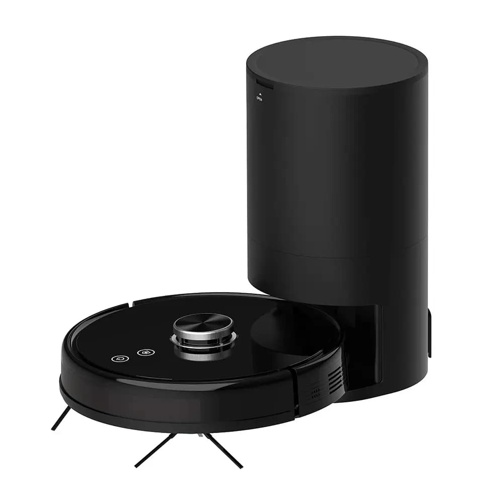 Aspirapolvere robot leggero, mocio per moquette per peli di animali domestici, robot aspirapolvere e scopa autovacciante con mappatura laser avanzata