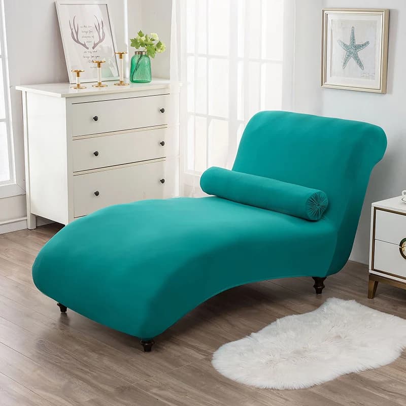 Fodera protettiva per sedia senza braccioli elasticizzata Fodera per chaise longue in velluto elastico Fodere per braccioli per divano letto Decorazioni per la casa