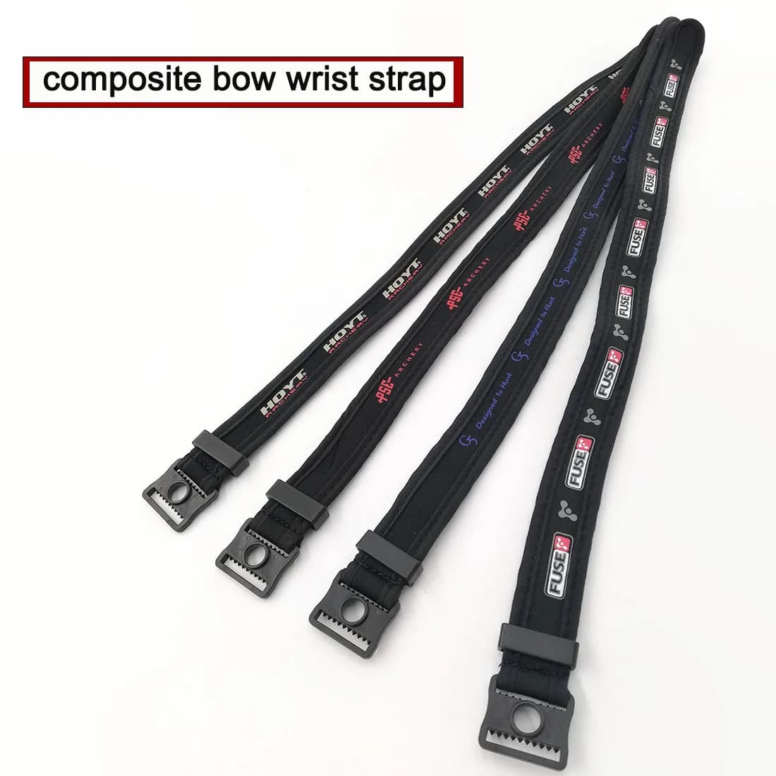 Cinghia da Polso Regolabile in Nylon per Arco Compound, Accessori Sportivi per Caccia, Tiro e Pratica di Tiro al Bersaglio