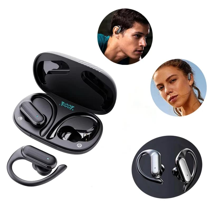 A520 Auricolare Bluetooth V5.3 Auricolari wireless Cuffie con microfono Cuffie Auricolari sportivi Anti-sudore