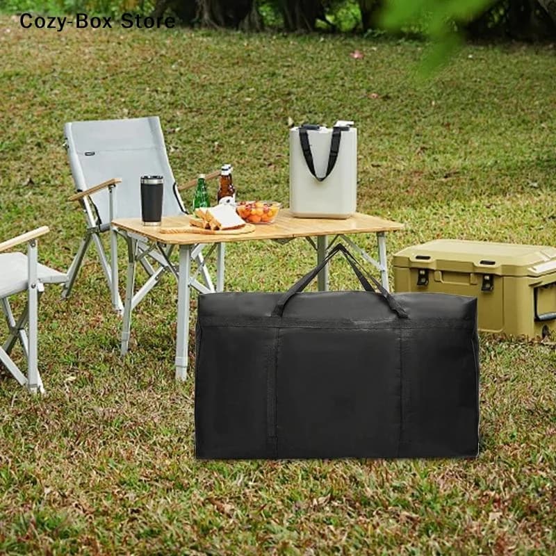 [ZY]Waterproof Oxford Cloth Laundry Shopping Bag Extra Large Moving Luggage Bags Cubes 80*48*25cm Home Storage Packing Tool[ZY]