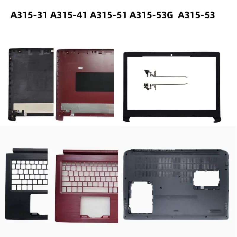 Nuovo LCD Del Computer Portatile Della Copertura Posteriore Della Cassa Lunetta Frontale Telaio Della Copertura Per Acer Aspire A315-31 A315-41 A315-51 A315-53G A315-53