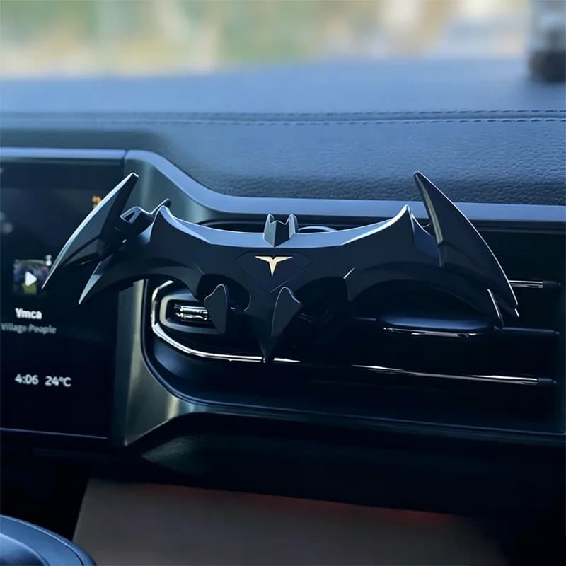 Bat Wings Design Gravity Car Phone Holder Universal Air Vent Mount Stable No Noise One Hand Operation Fits Most Smart Phones