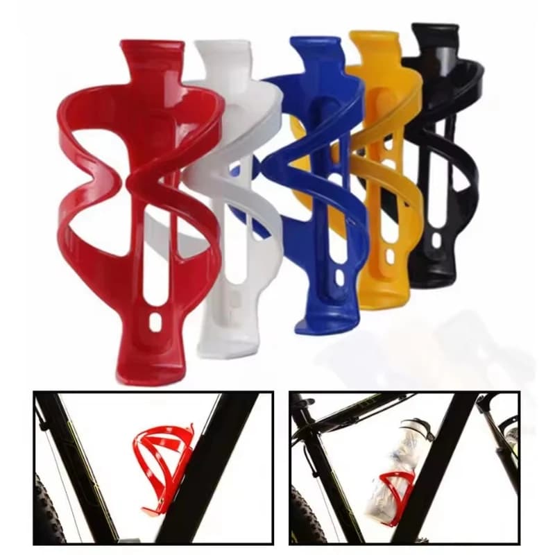 Nuovo portabottiglie in plastica ad alta resistenza Portabottiglie regolabile per bicicletta Portaborraccia Accessori universali per portaborraccia per bicicletta