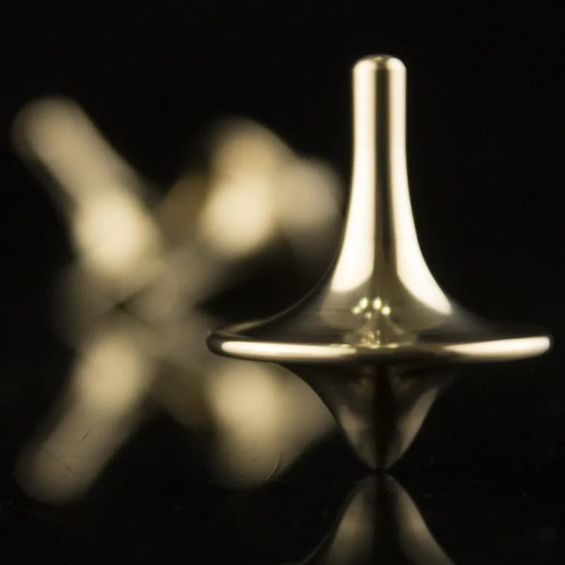 Giroscopio senza resistenza Piccolo vortice, giocattoli per adulti per decompressione della punta delle dita perpetuo per adulti, giocattolo antistress Fidget Spinner