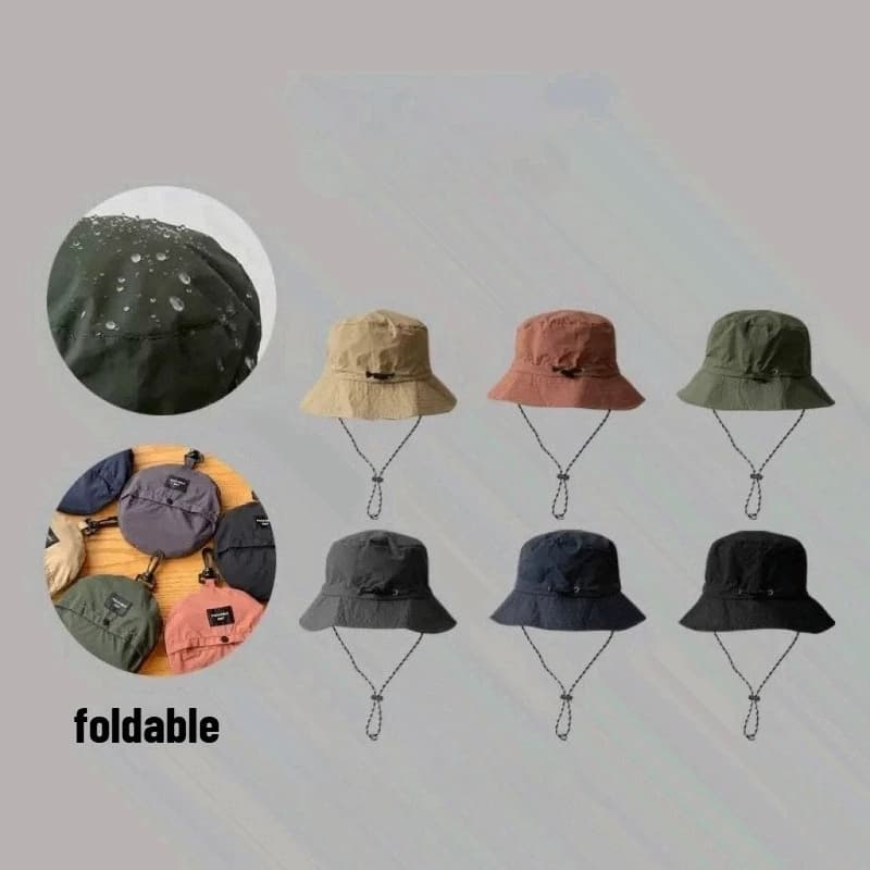 Cappello da Pescatore Impermeabile Donna Estivo Anti-UV Protezione Solare Campeggio Escursionismo Alpinismo Cappello Panama da Uomo per Esterni