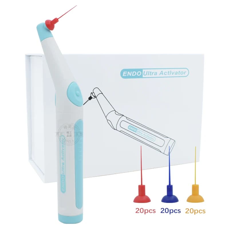Endo Ultra Wireless Dental Actlvator with 60 Piece Sonic Sprinkler Tips Supplier of Dental Tooth Whitening Equipment in China