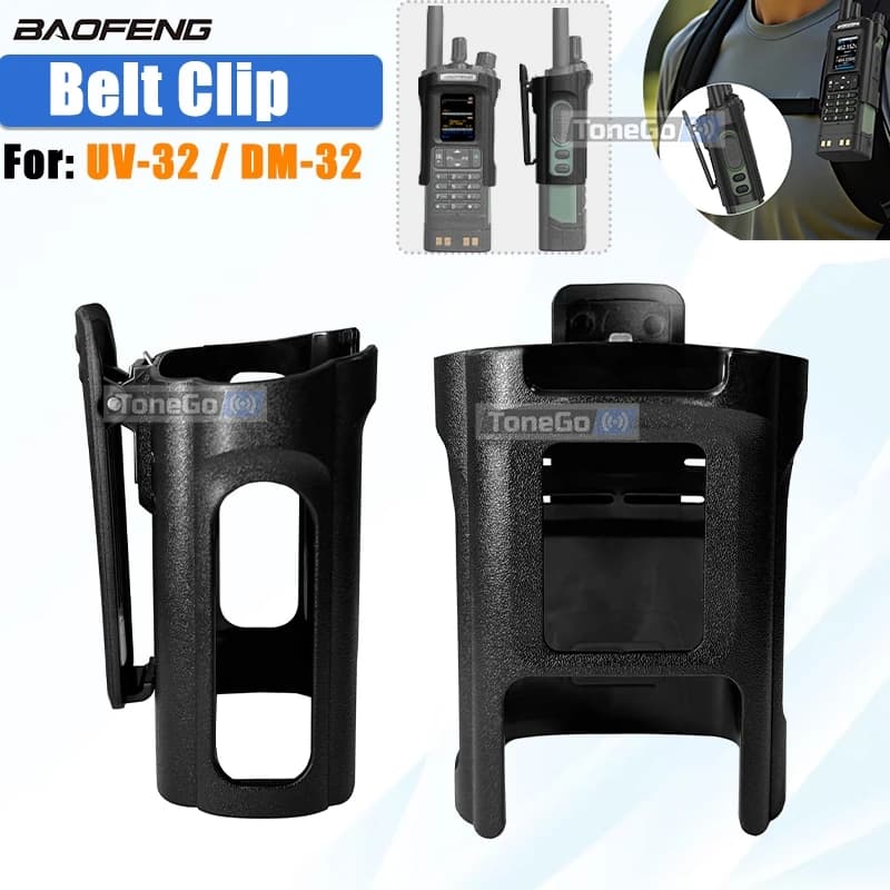 Originale Baofeng DM-32 Walkie Talkie Clip da cintura Hoster Custodia da cintura con custodia per fondina con clip UV-32 DM 32UV Accessori radio