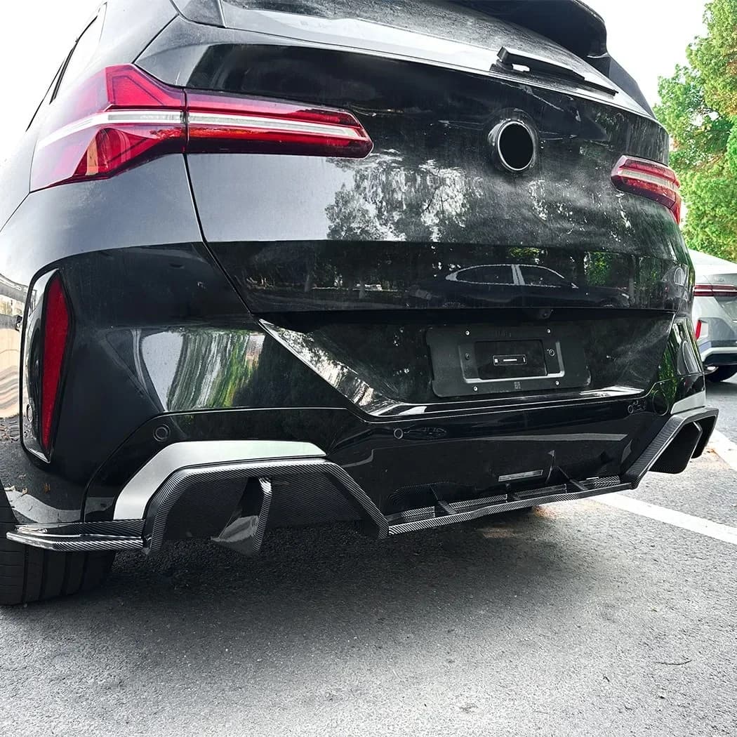 Rear Bumper Diffuser Lip For BMW X3 G45 M Sport 2024+ Car Rear Bumper Lip Diffuser Spoiler Splitter Protector Auto Accessories