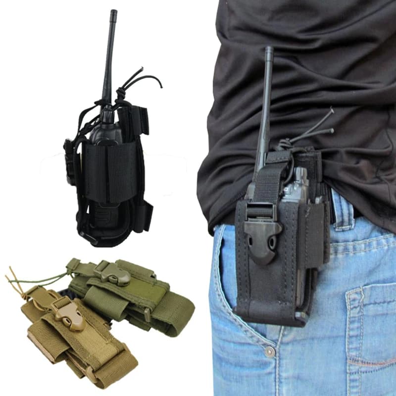 Borsa porta radio tattica regolabile Molle custodia per fondina per radio bidirezionale custodia Oxford Duty Walkie nuova moda