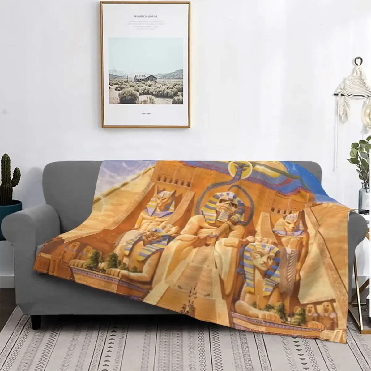 Ferri da cameriera IRONMAIDEN BAND Coperta in pile Estate Aria condizionata Multi-funzione Super morbida Coperta da tiro Copriletti per divano