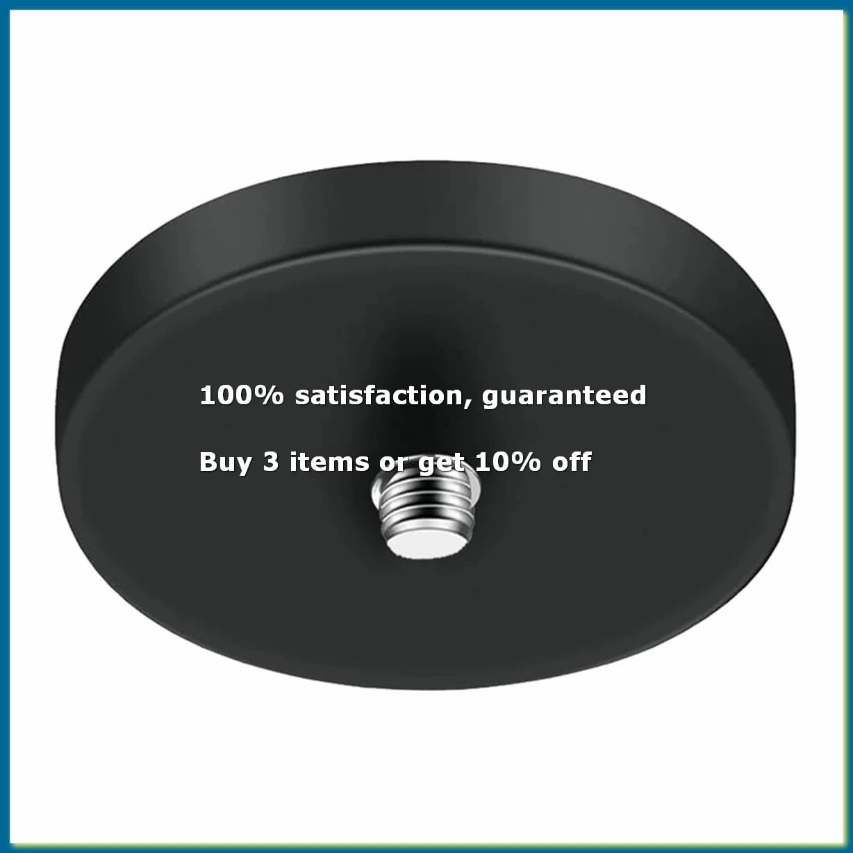 Magnetic Suction Bracket Base 1/4 Inch Screw Thread Hole Action Camera Holder Camera Photography Accessories-DTD2