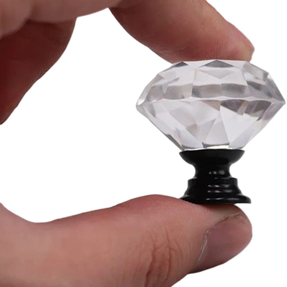 Limited Stock-FF 24PCS DIY Crystal Epoxy Resin Drawer Knob Base, Drawer Handle Accessories, DIY Resin Handle Alloy Base In Bulk
