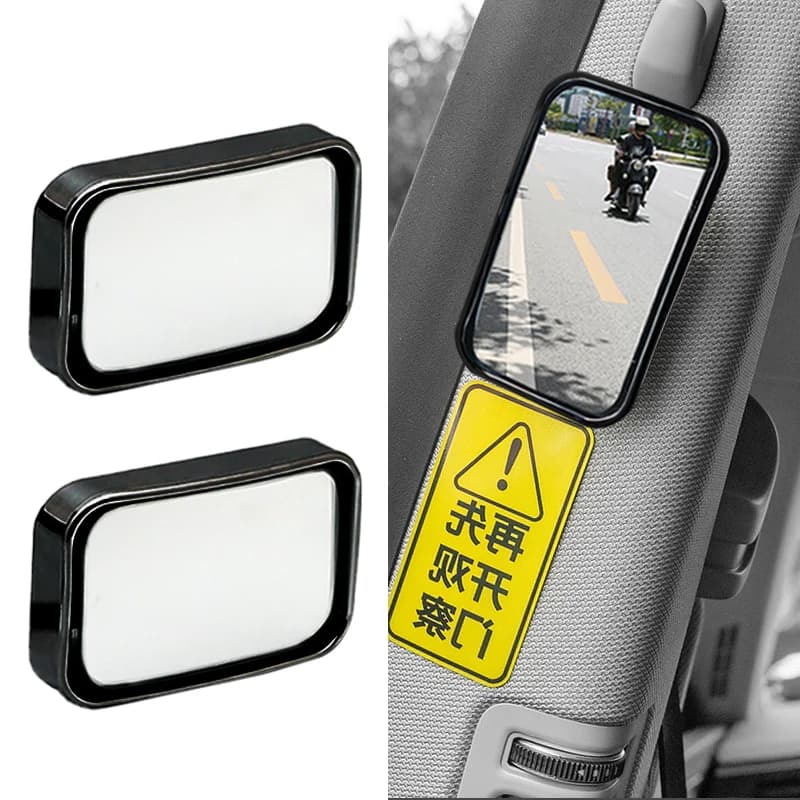 RazorRide Specchietto retrovisore per auto Punto cieco ausiliario Specchio grandangolare Specchio regolabile per monitor di sicurezza Accessorio per porta auto