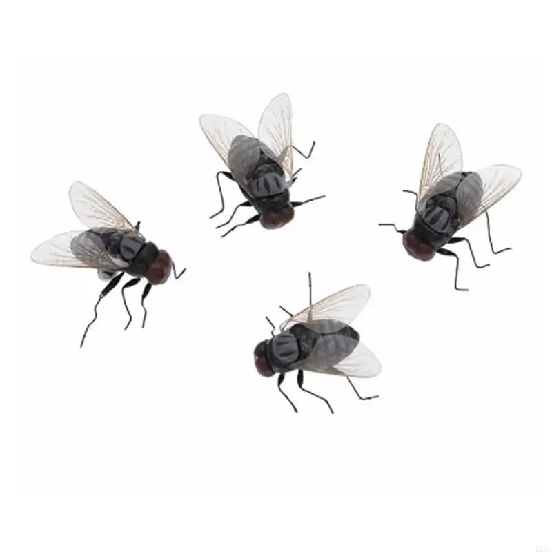 Adesivo magnetico per frigorifero per insetti 3D Magneti per frigorifero piccoli neri Magneti forti Magnete per frigorifero a mosca di simulazione per la casa