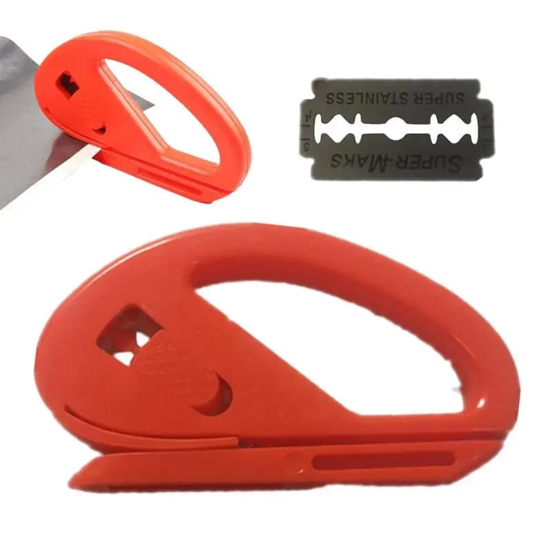 Car Film Wrap Cutter Tool Kit Squeegee Wallpaper Smoothing Felt Squeegee Hard Scraper Cutter Vehicle Vinyl Wrap Window Tint Tool