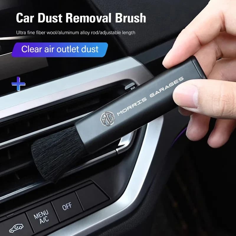 Car Cleaning Brush Soft Bristle Gap Dust Crevice Cleaner Auto Interior Cleaning Tool For MG ZS MG4 EV MG HS MG3 MG5 EV Marvel R