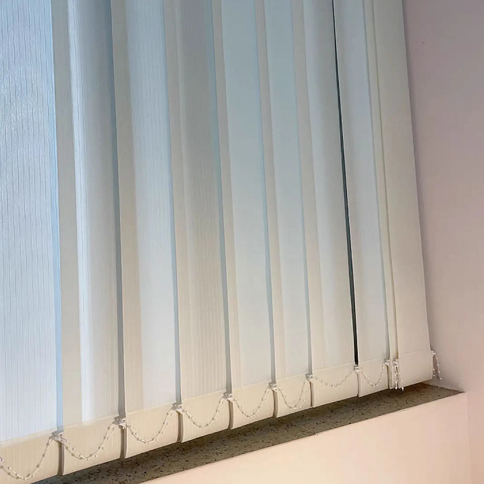 10 Pieces Accessories for Vertical Curtains, Lesser Plastic Plates 89mm, White Spare Parts for Vertical Blinds