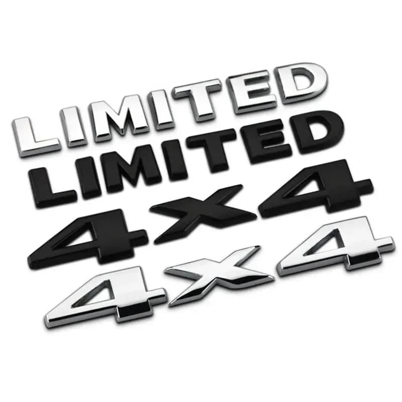 Auto 3D Metallo 4X4 Limitato Decalcomanie Adesivo Per Jeep Compass Wrangler Renegade Grand Cherokee Tronco Emblema Distintivo Styling adesivi