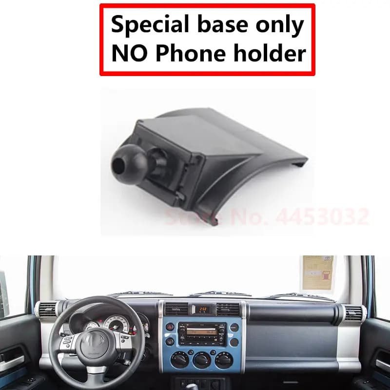 Special Car Phone Holders for Toyota FJ Cruiser GPS that supports fixed bracket base 17mm accessories 2007- 2017